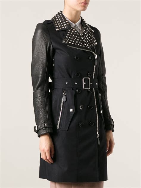 burberry studded trench